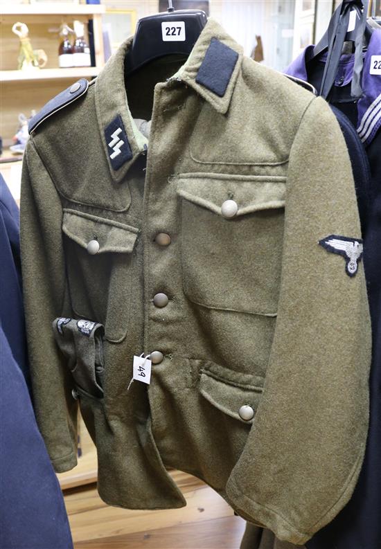 A German SS uniform (3 pieces)